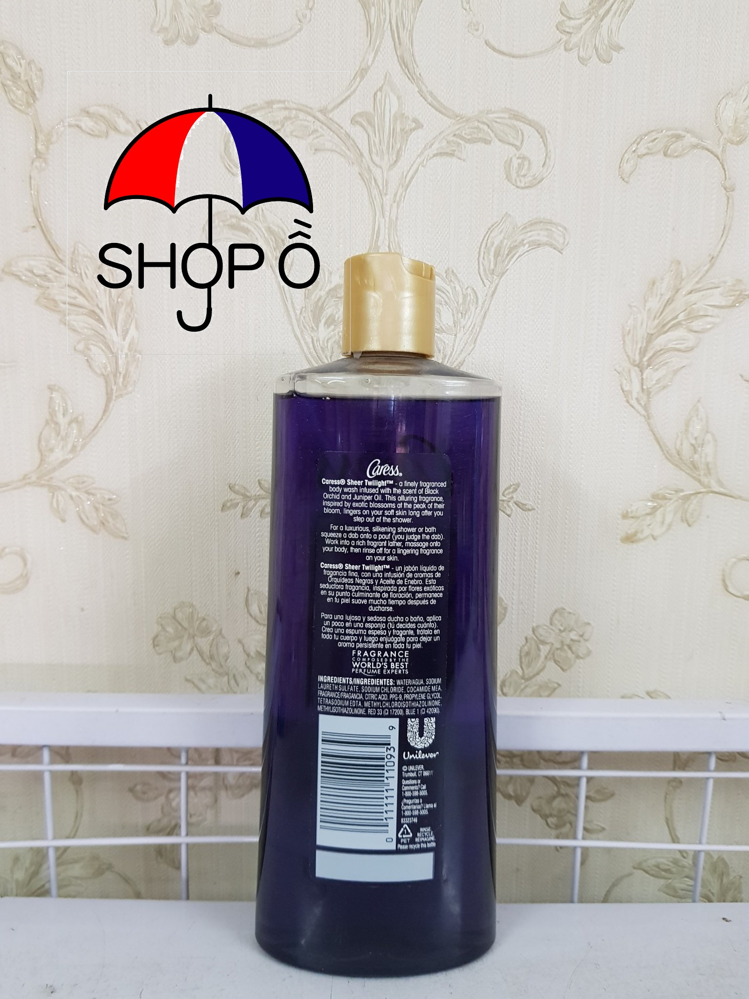 Sữa tắm trắng mịn da Caress Passionate Spell - 532ml