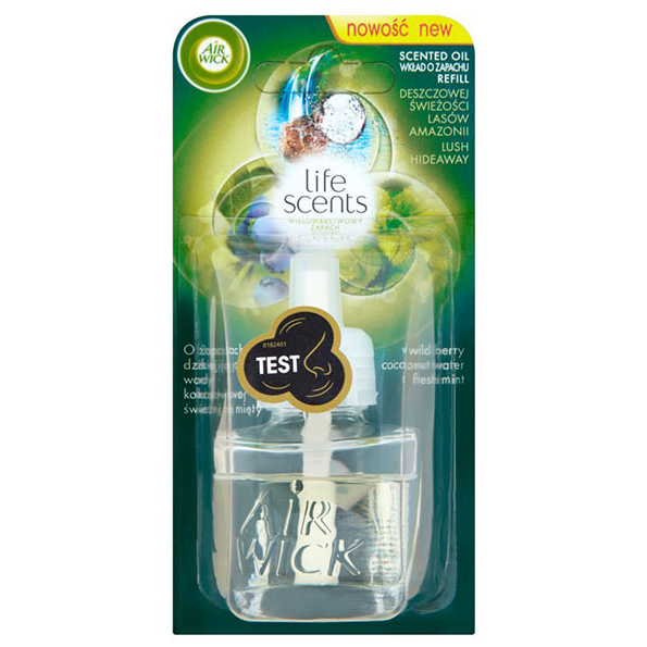 Chai tinh dầu cắm điện Airwick Refill AWK2755 Lush Hideaway - 19ml (Hương bạc hà)