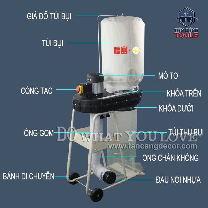 MÁY HÚT BỤI 1 TÚI FUSAI C-750