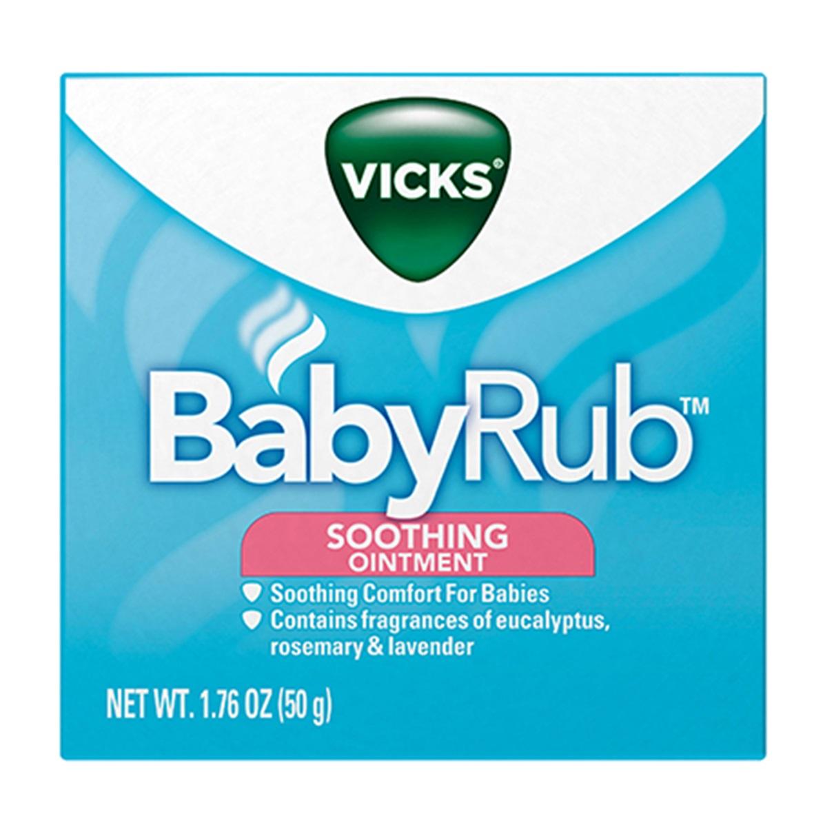 Dầu chống ngạt Vicks BabyRub 50g