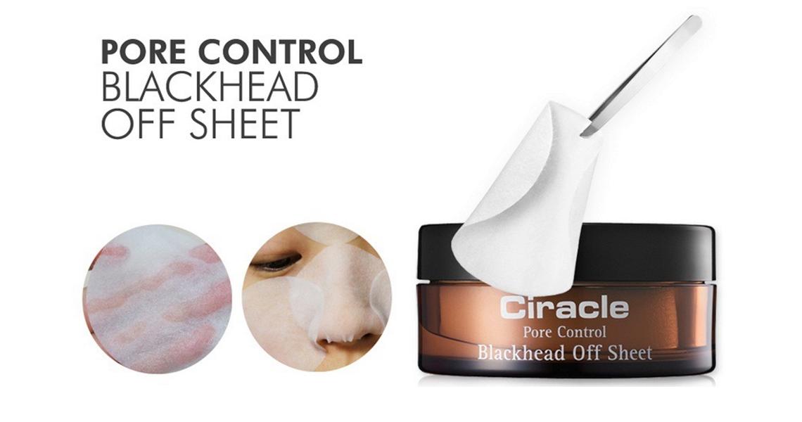 Mặt nạ trị mụn đầu đen Ciracle Pore Control Blackhead Off Sheet