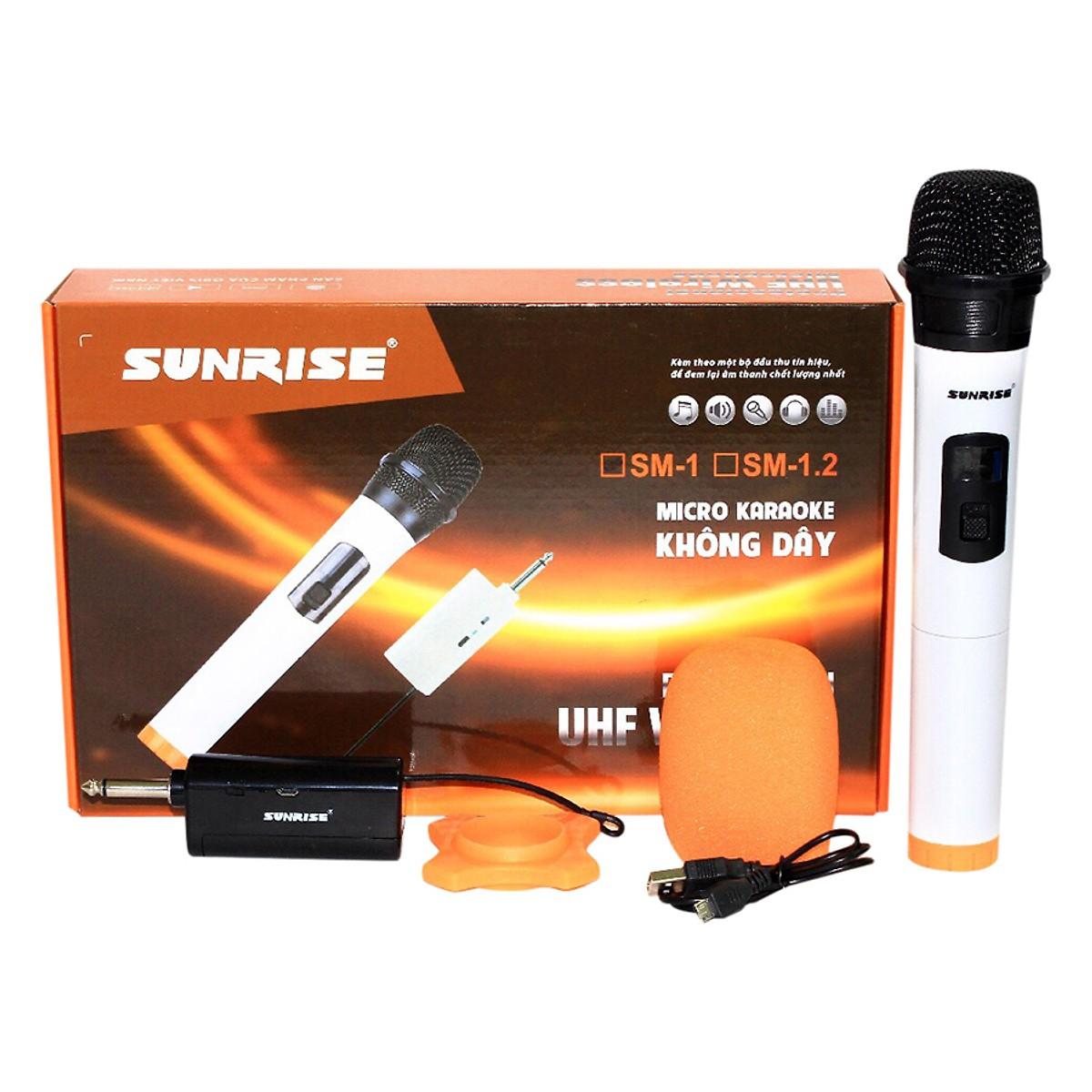 Micro Không Dây Cho Loa Kéo Sunrise SM-1