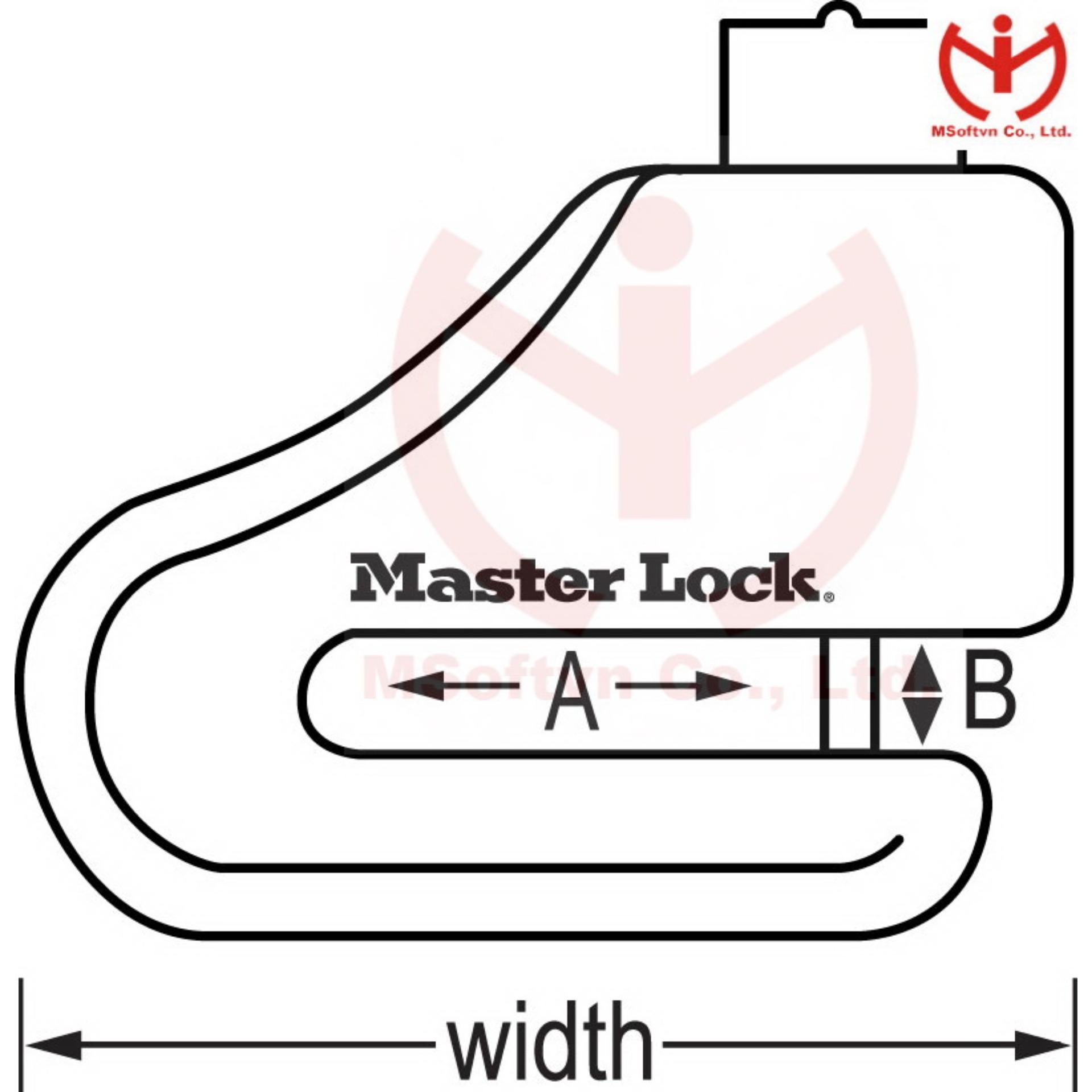 Bộ khóa thắng đĩa Master Lock 8303 DPS