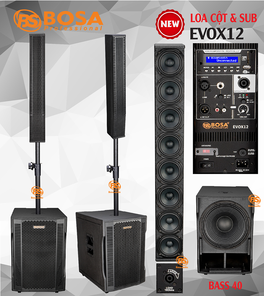 Loa Active Hội Trường Bosa EVOX12