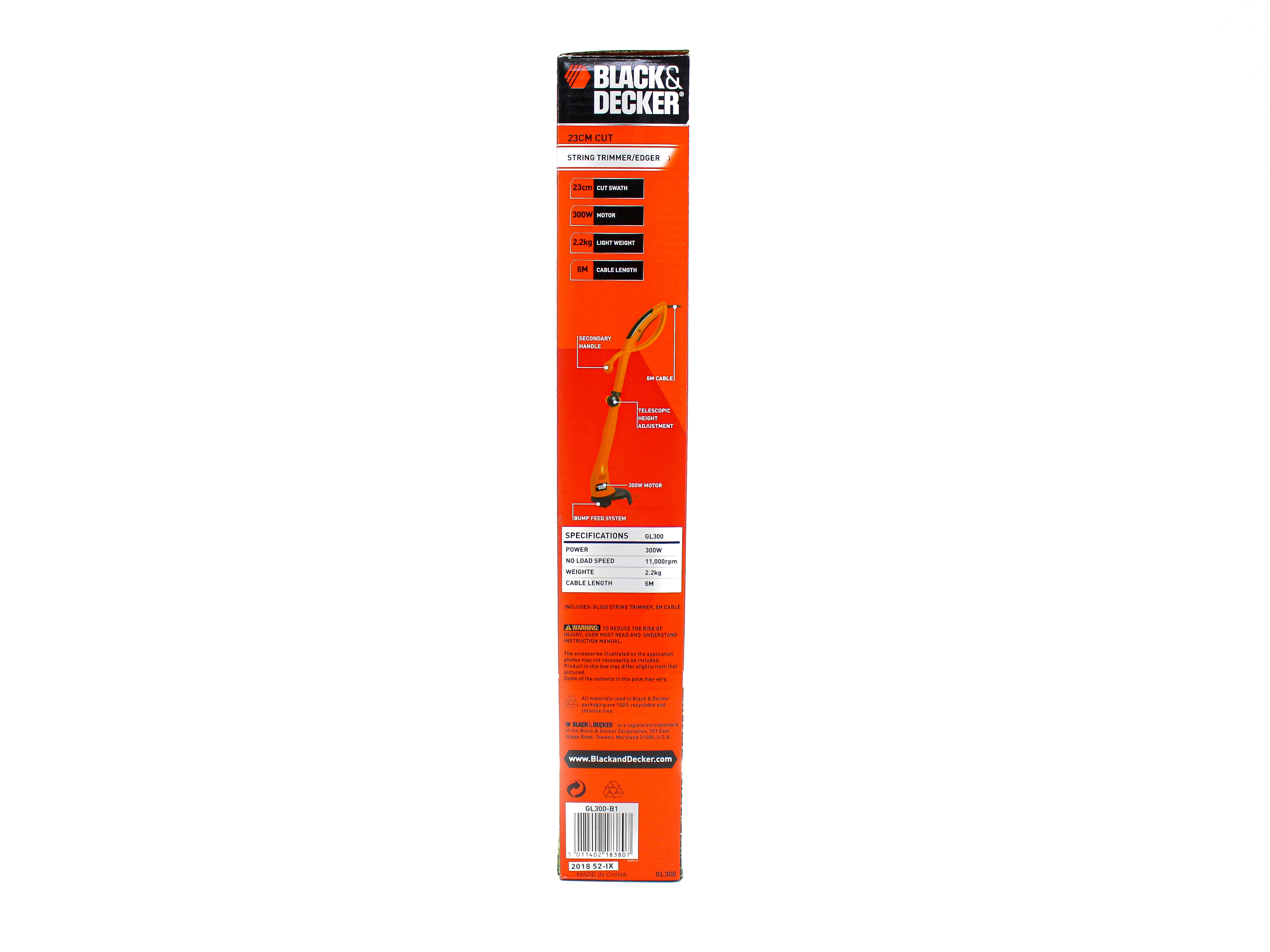 Máy cắt cỏ BLACK & DECKER GL300-B1