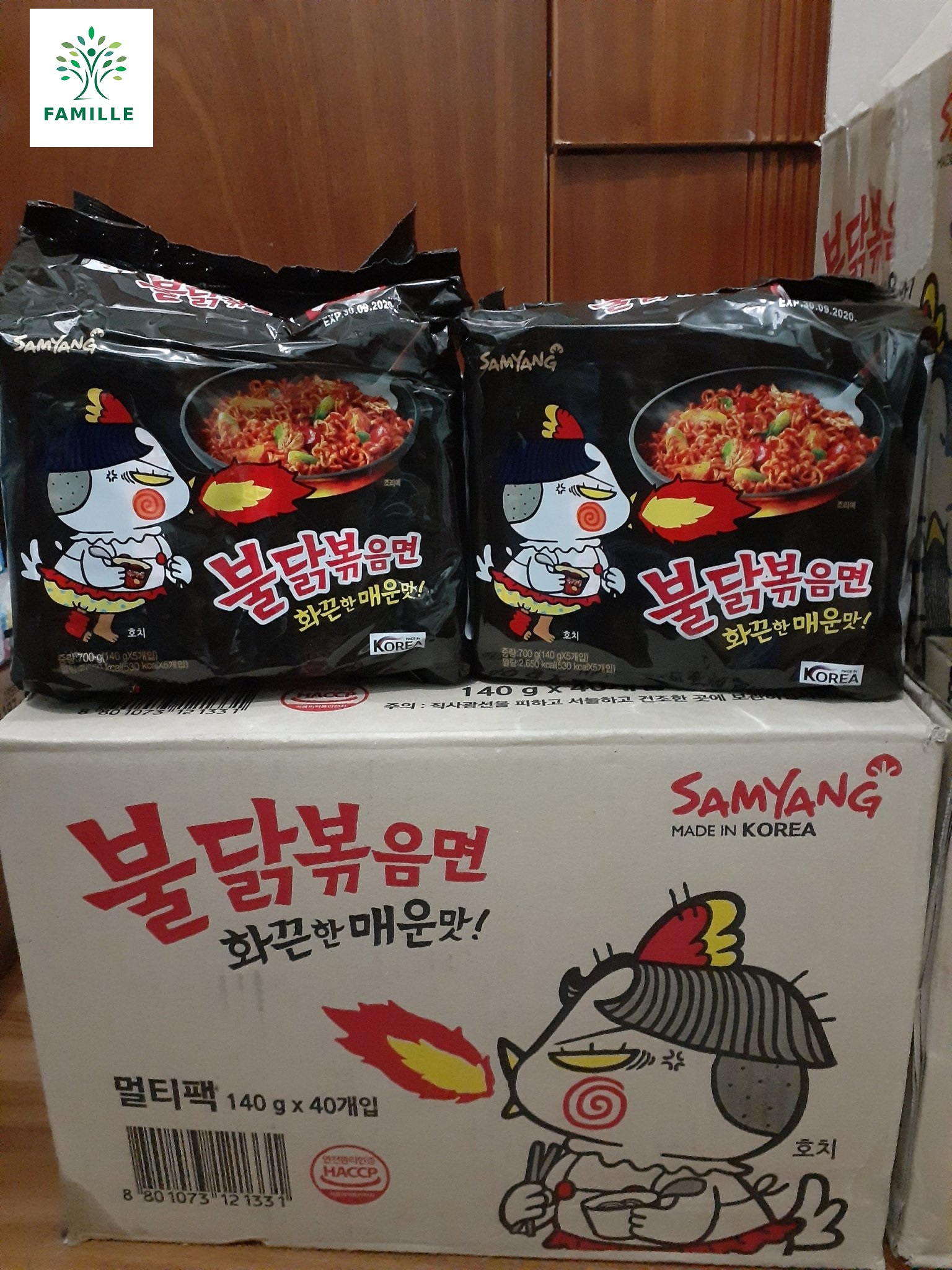 Mì Cay SamYang truyền thống 140g combo 10 gói