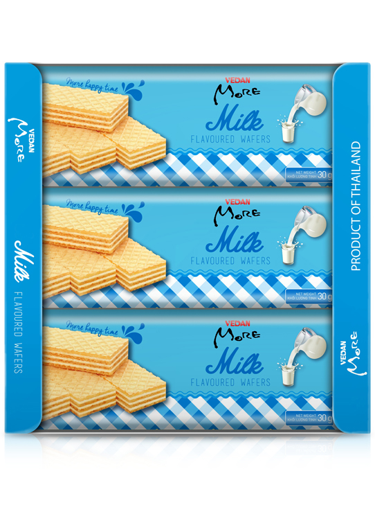 Bánh xốp Vedan More hương sữa