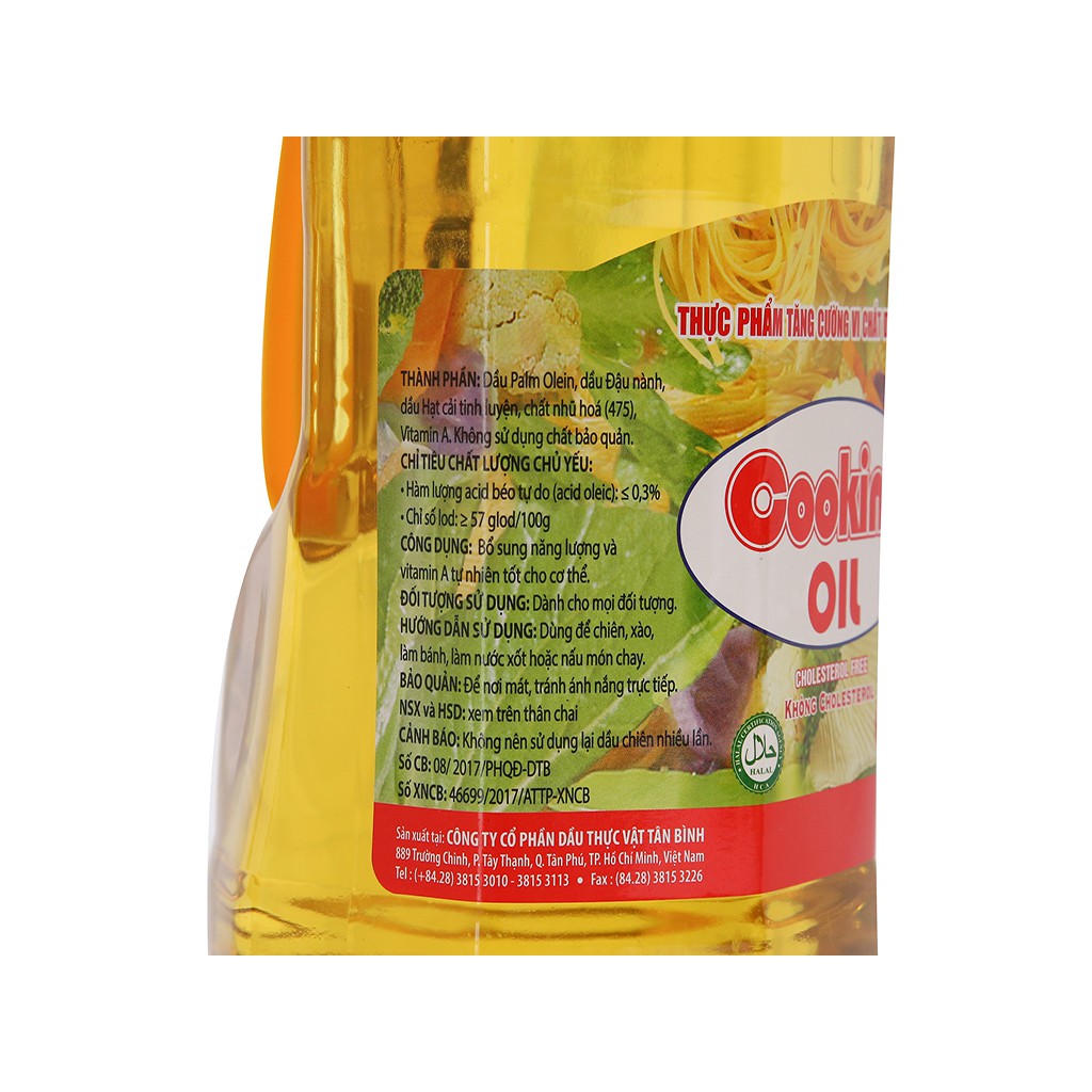 Dầu ăn Nakydaco 2l