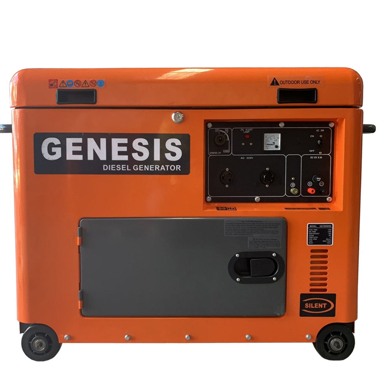 MÁY PHÁT ĐIỆN CHẠY DẦU GENESIS GD7800/GD7800EWS
