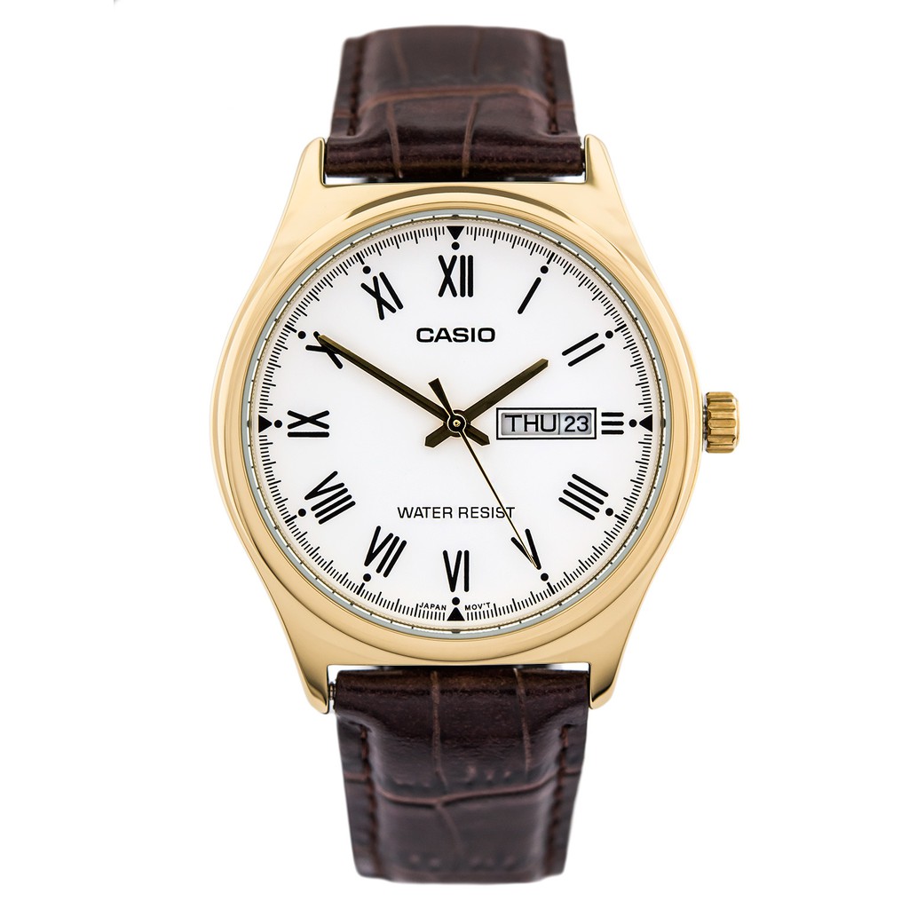 Đồng Hồ Kim Nam Dây Da Casio MTP-V006GL-7BUDF