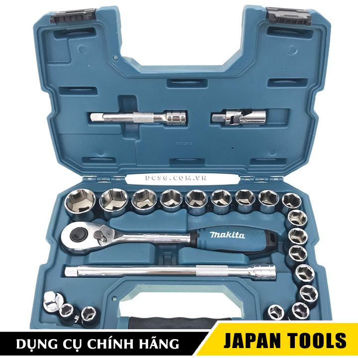 BỘ CẦN SIẾT VÀ ĐẦU TUÝP TỰ ĐỘNG MAKITA B-65589