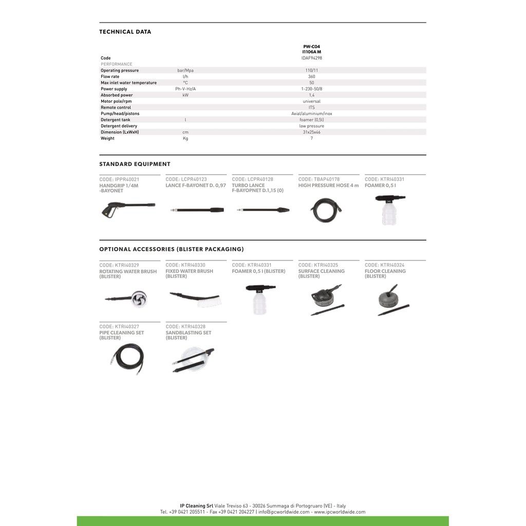 MÁY RỬA XE IPC PW-C04