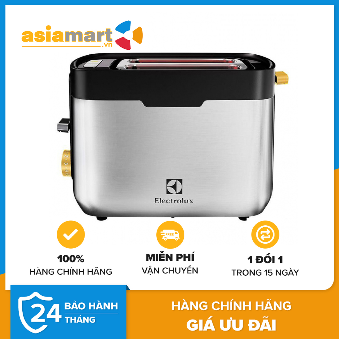 Máy nướng bánh mì Electrolux ETS5604S