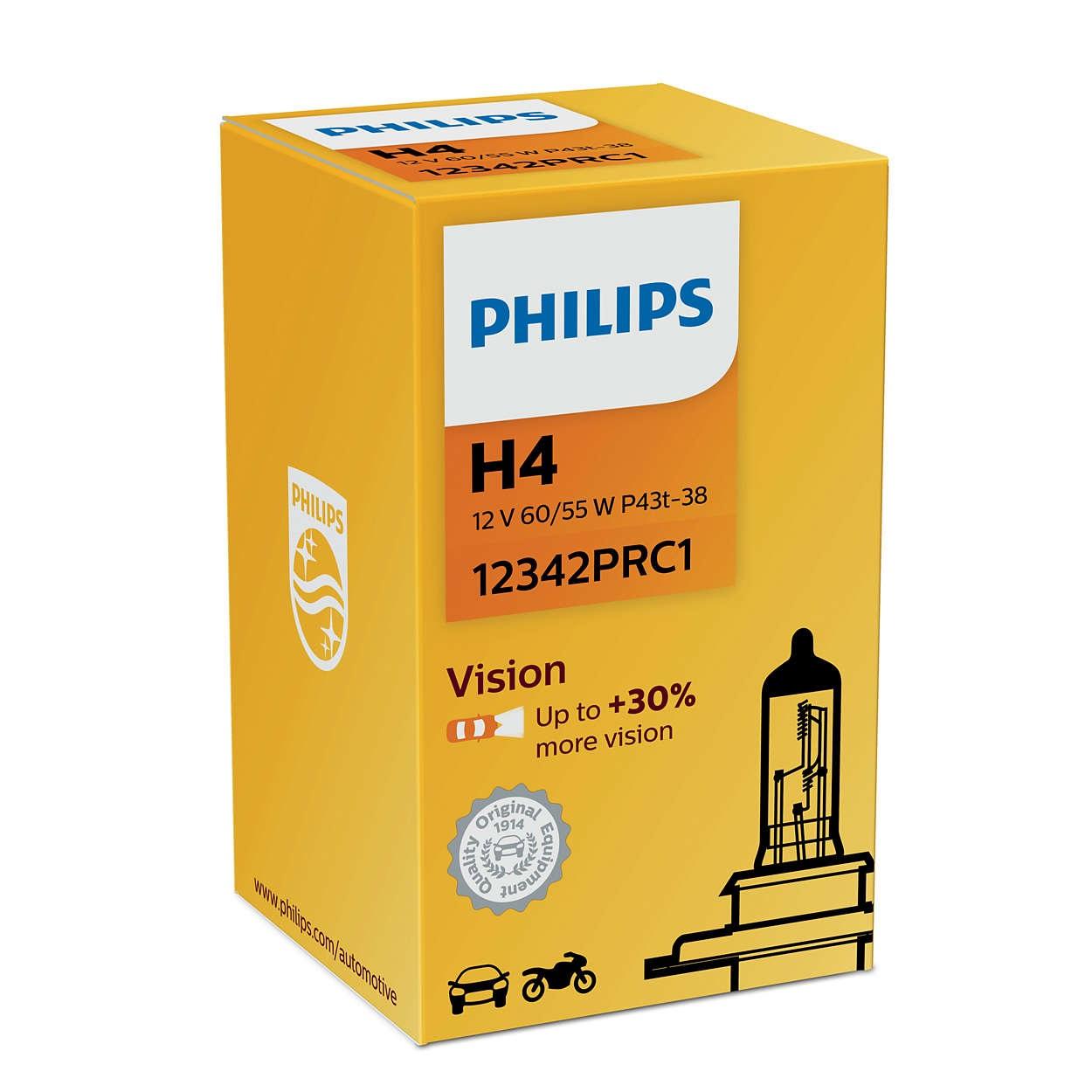 BÓNG ĐÈN Ô TÔ BÓNG ĐÈN XE HƠI PHILIPS CHÂN H4 12342PRC1