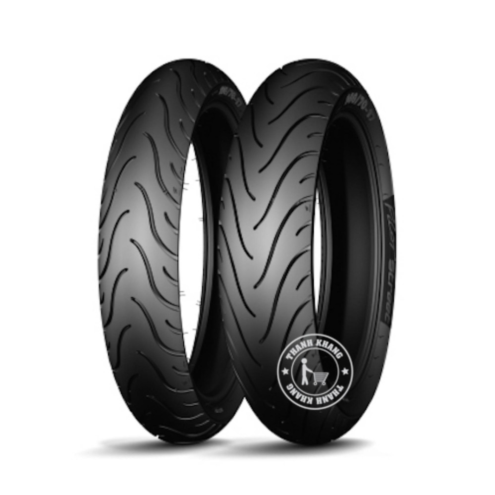 Cặp vỏ/lốp xe Honda Michelin 70/90-17 và 120/70-17 Pilot Street