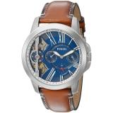 Fossil Grant Twist Three-Hand Leather Watch ME1161