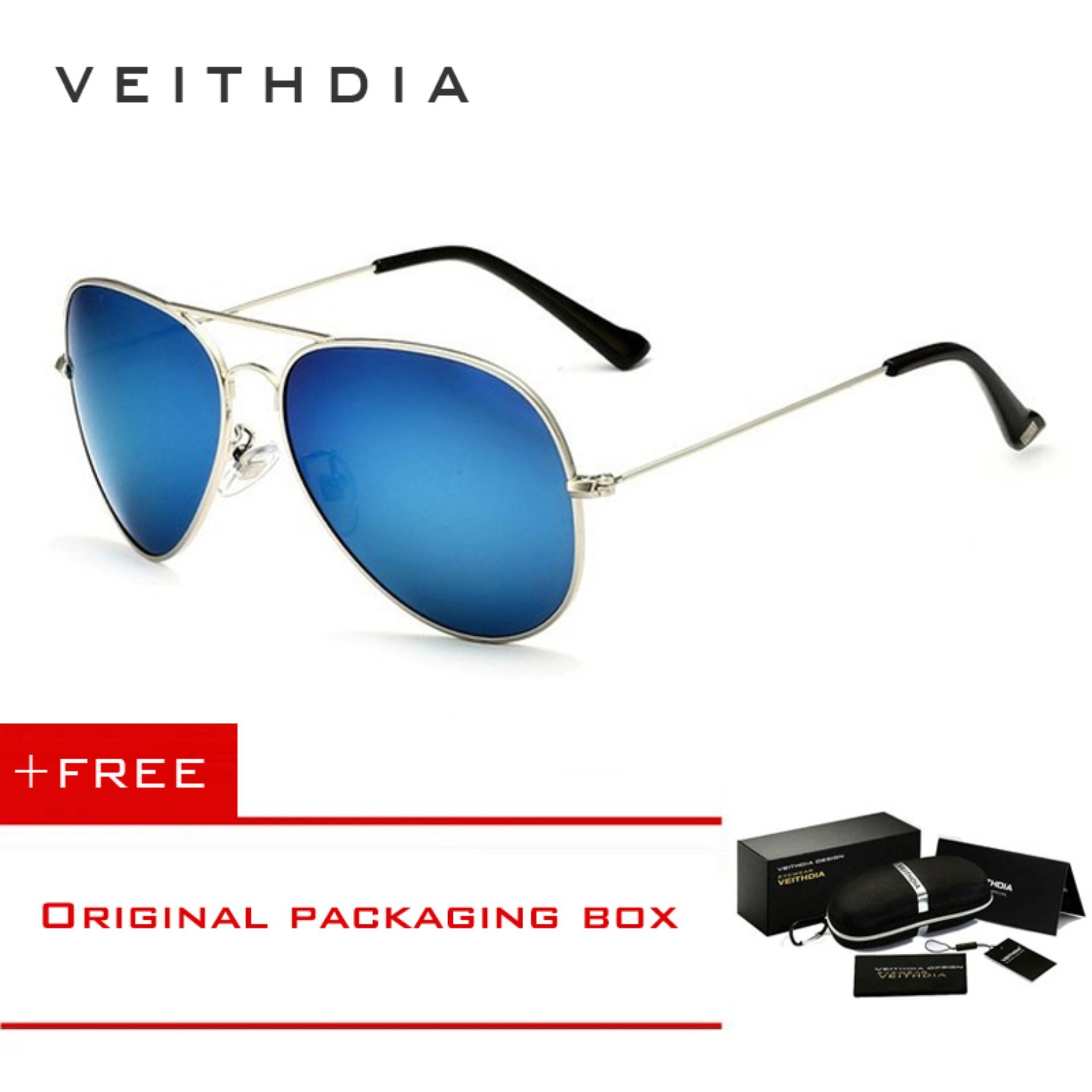 VEITHDIA แว่นตากันแดดแบบคลาสสิก/แว่นตากันแดดผู้หญิงแว่นตาสะท้อนแสงแว่นตากันแดด 3026 VEITHDIA แว่นตากันแดดแบบคลาสสิก/แว่นตากันแดดผู้หญิงแว่นตาสะท้อนแสงแว่นตากันแดด 3026
