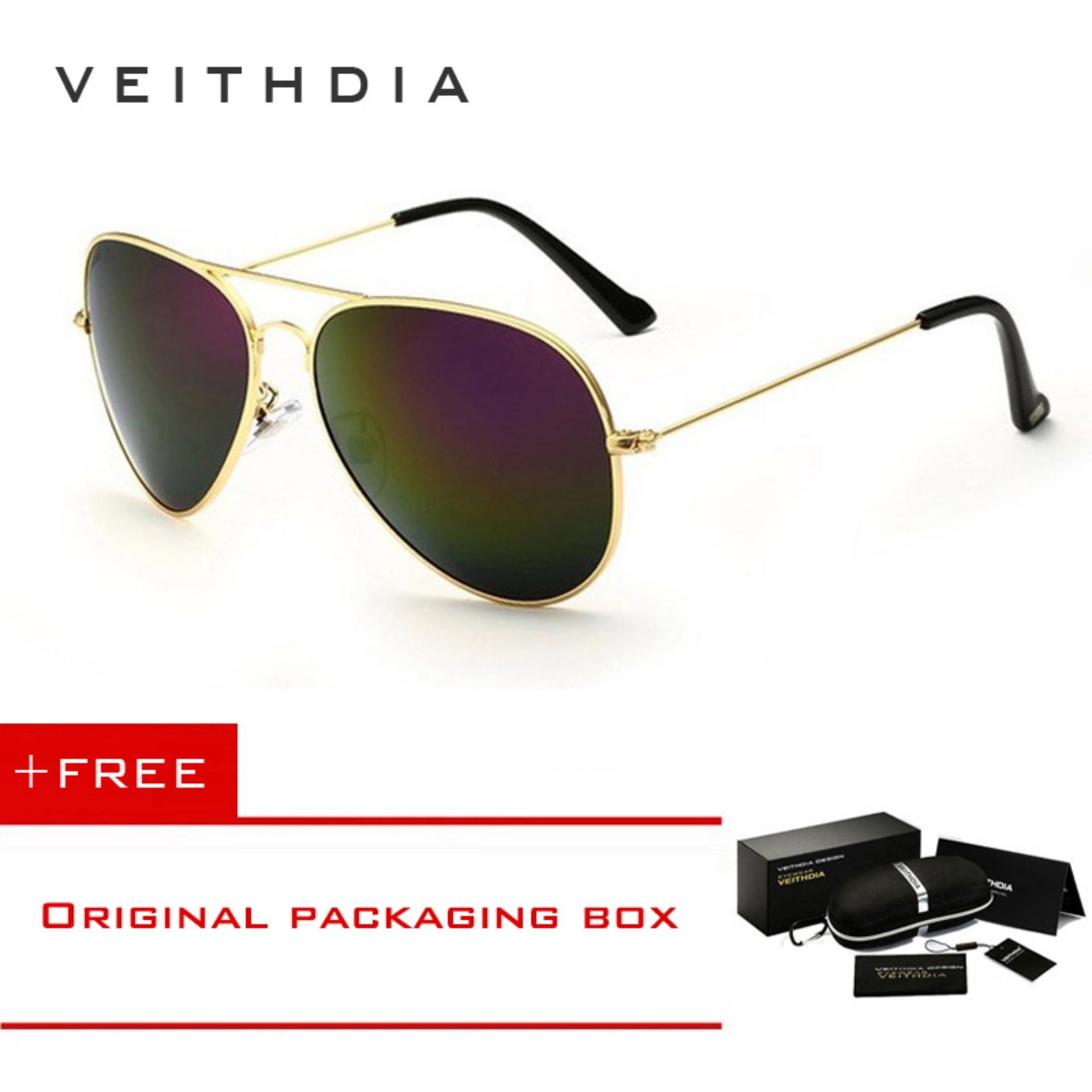 VEITHDIA แว่นตากันแดดแบบคลาสสิก/แว่นตากันแดดผู้หญิงแว่นตาสะท้อนแสงแว่นตากันแดด 3026 VEITHDIA แว่นตากันแดดแบบคลาสสิก/แว่นตากันแดดผู้หญิงแว่นตาสะท้อนแสงแว่นตากันแดด 3026