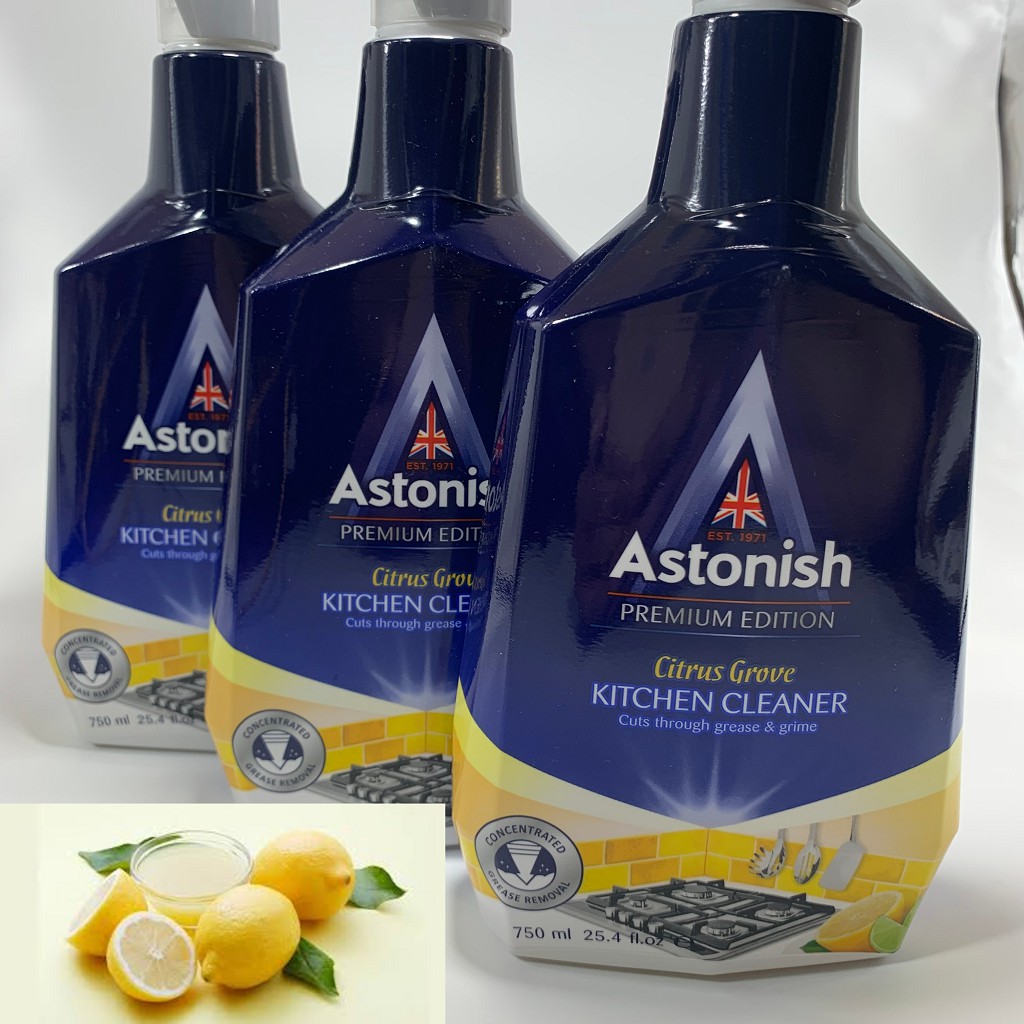 Chai tẩy dầu mỡ cháy khét Astonish 750ml