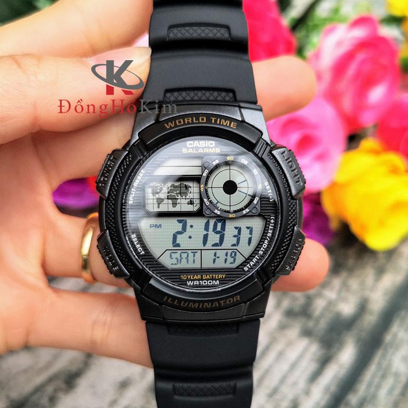 Đồng Hồ Nam Dây Cao Su Casio AE-1000W-1AVDF