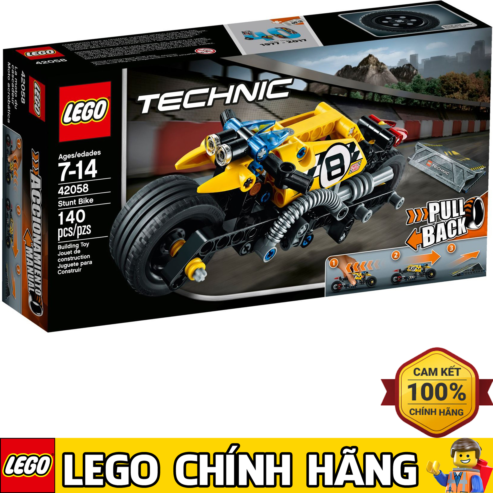Mô hình LEGO TECHNIC 42058 - Mô Tô Biểu Diễn