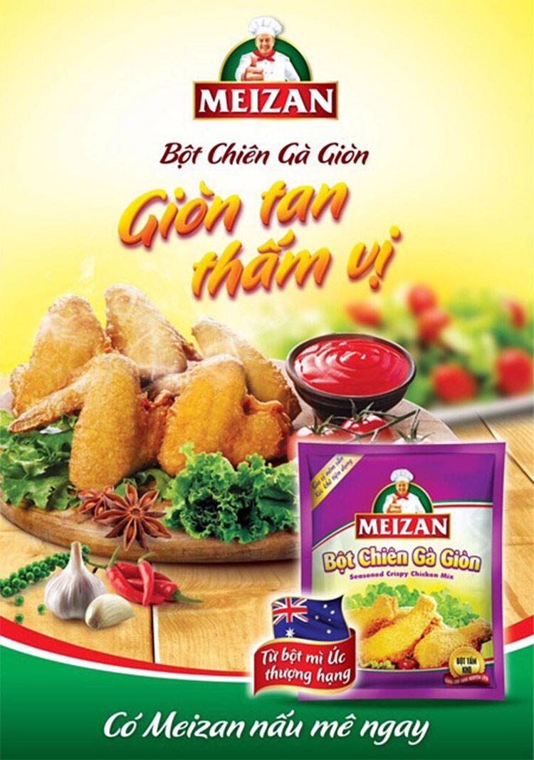 Bột Chiên Gà Giòn Meizan 50g