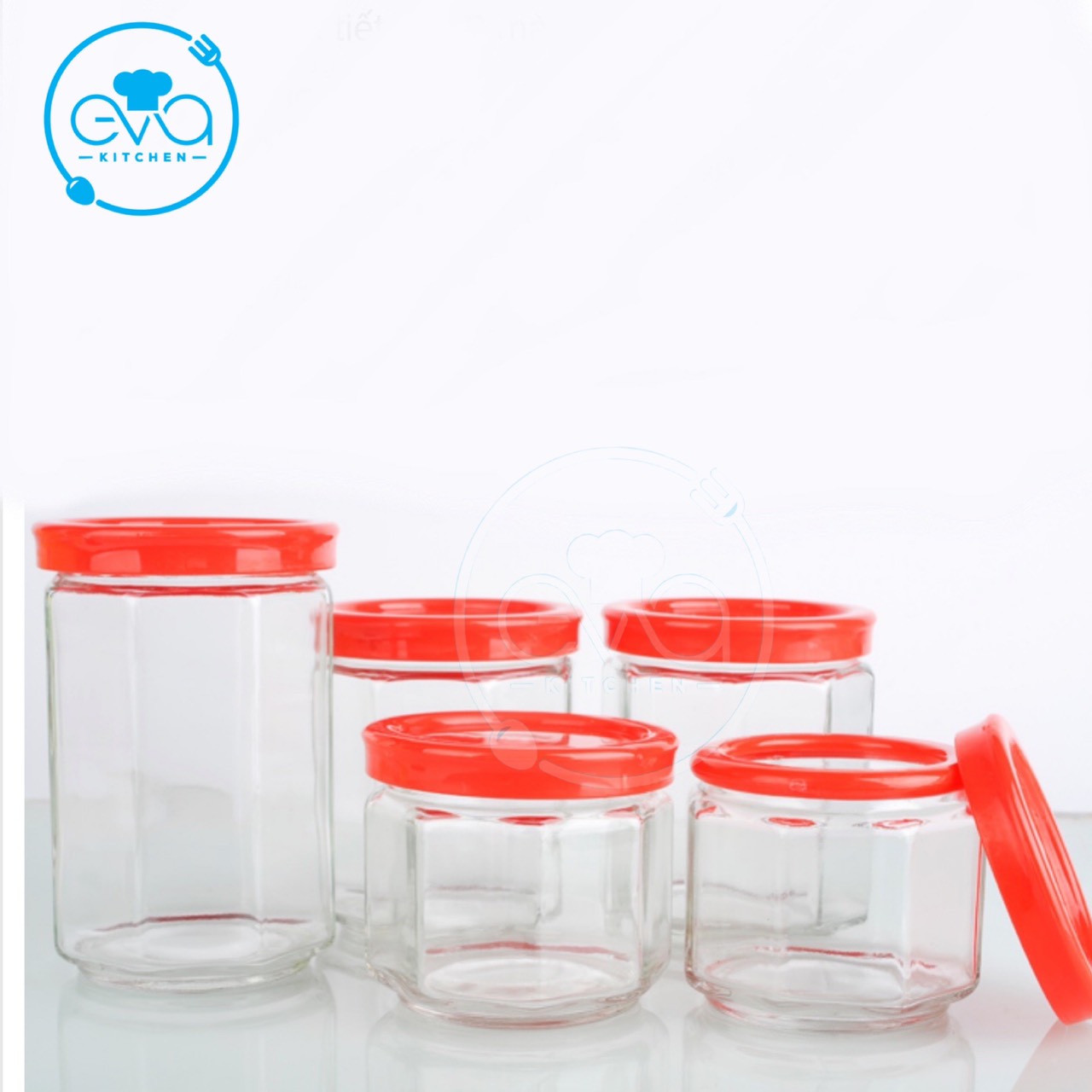 Hộp Thủy Tinh Octagonal Sealed