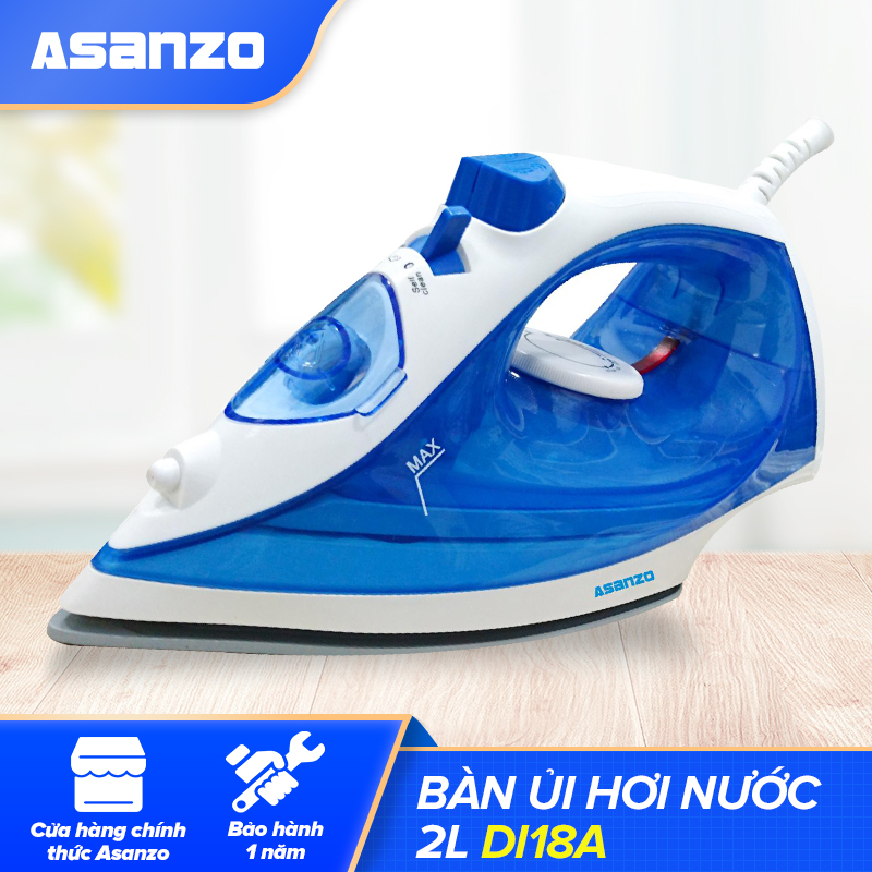Bàn ủi hơi nước Asanzo DI-18A - 1600W