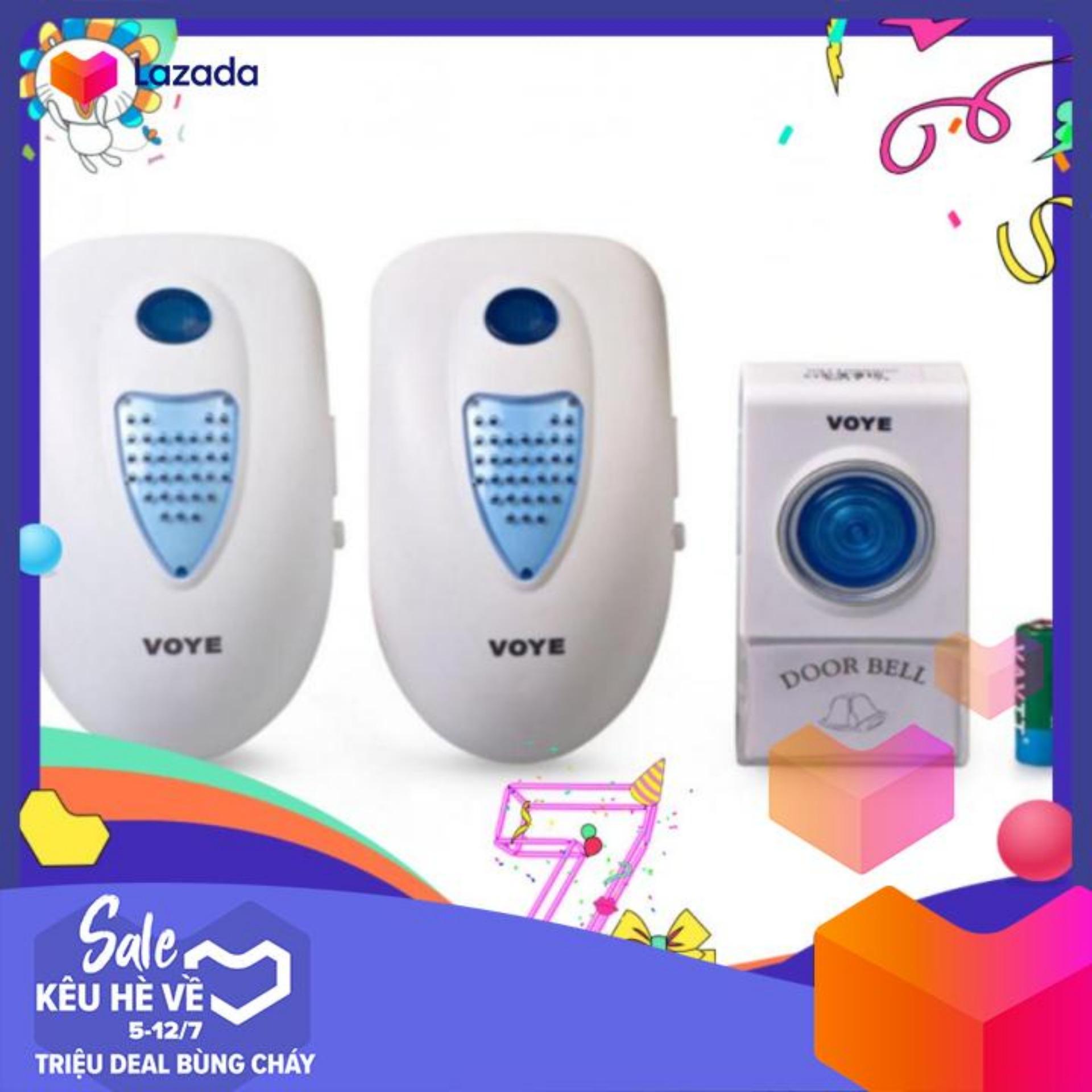 Chuông cửa đôi không dây VoYe V003A2