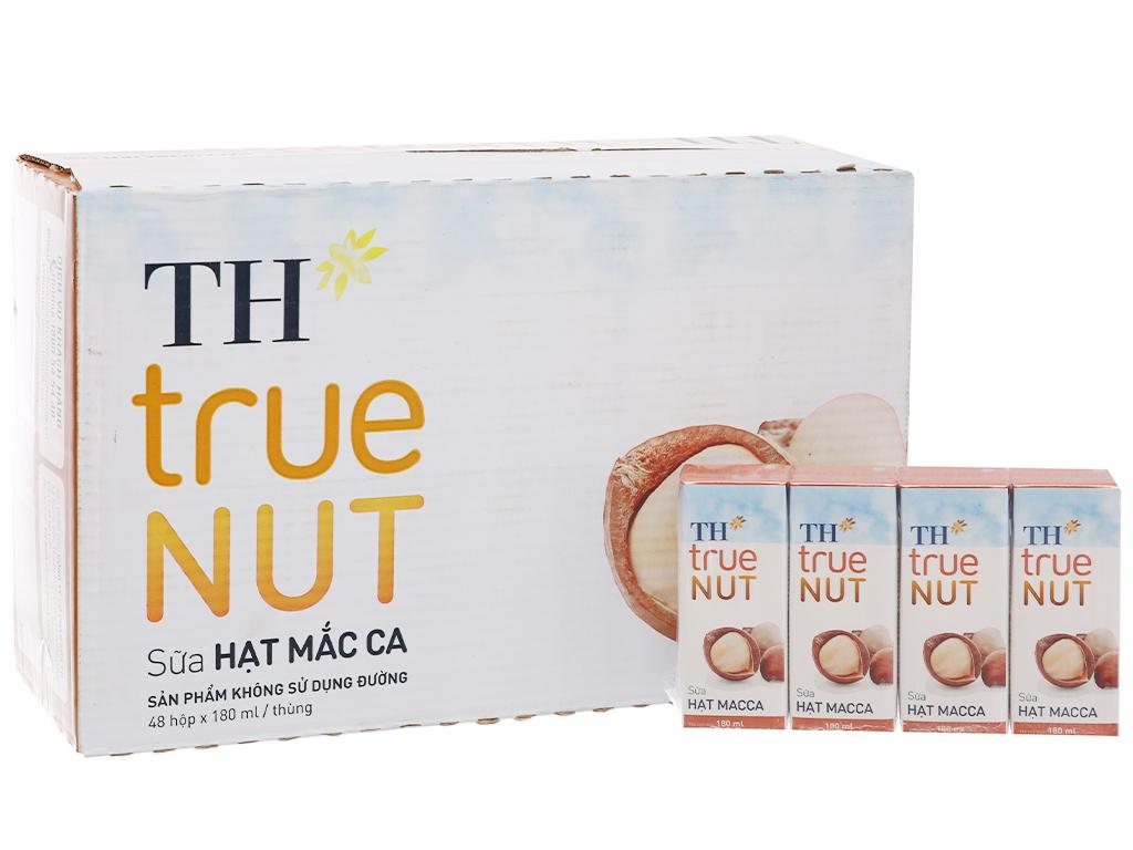 Sữa hạt Macca TH true 180ml thùng 48 hộp