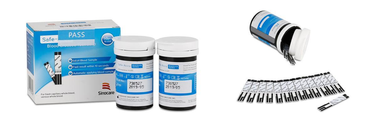Que Thử Đường Huyết Sinocare Safe Accu