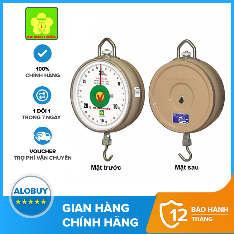 Cân treo Nhơn Hòa 30kg 1 mặt số NHGS-30-1F
