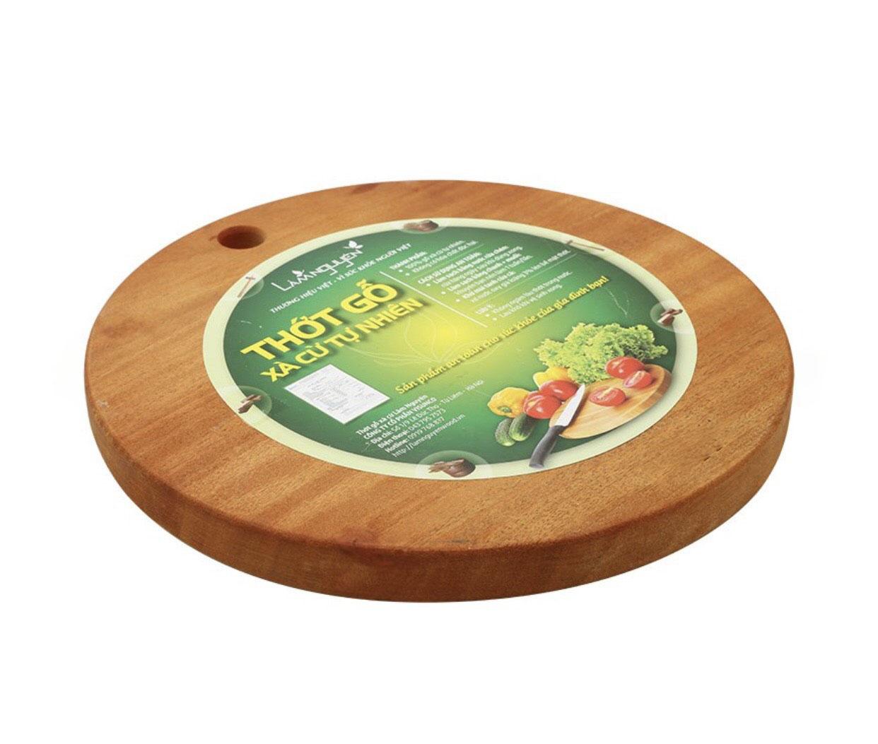 Thớt gỗ tròn 30 cm