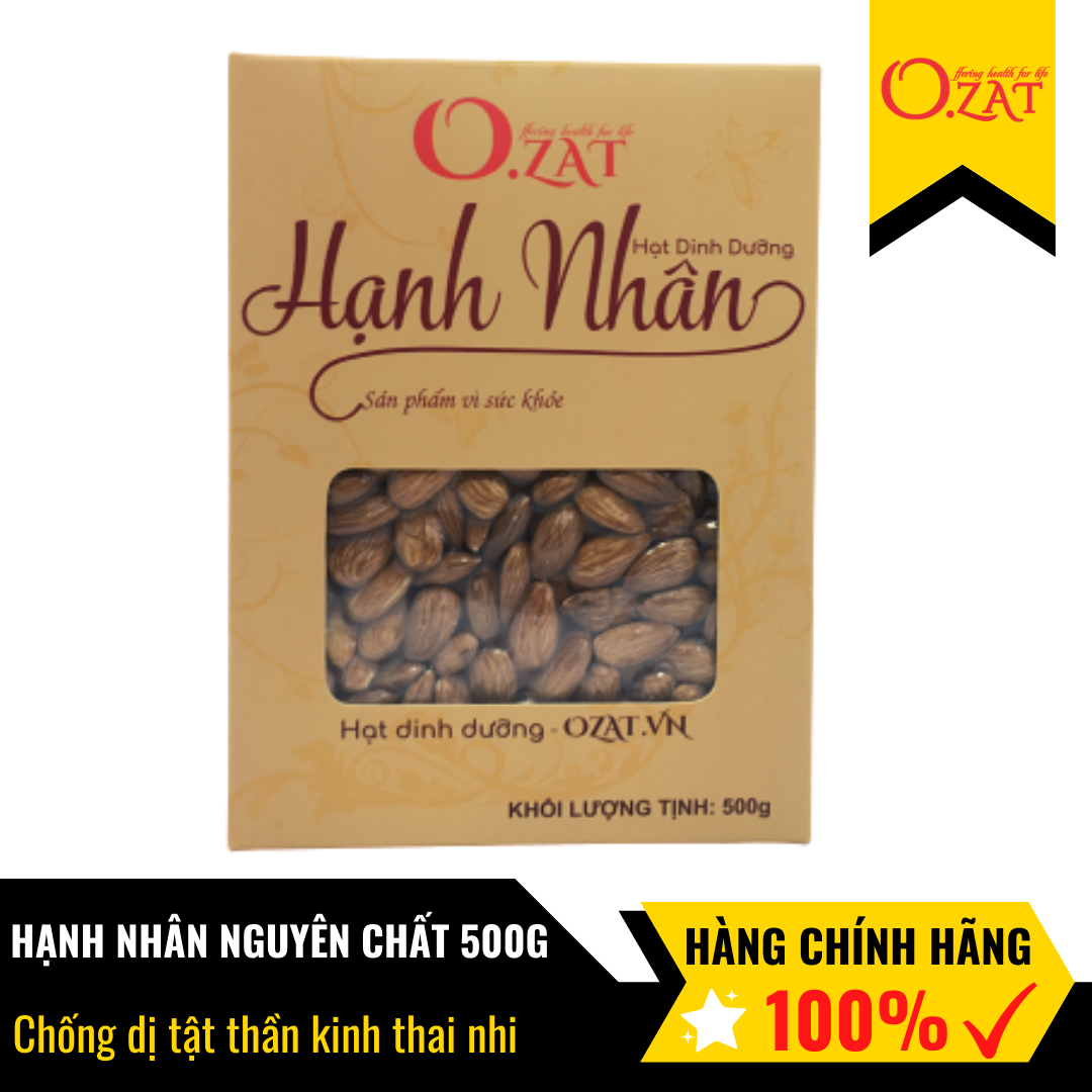 Hạnh nhân Almonds tách vỏ 500g