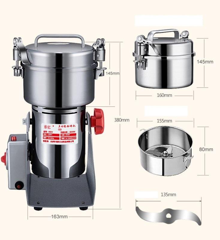 Máy xay bột khô YB800