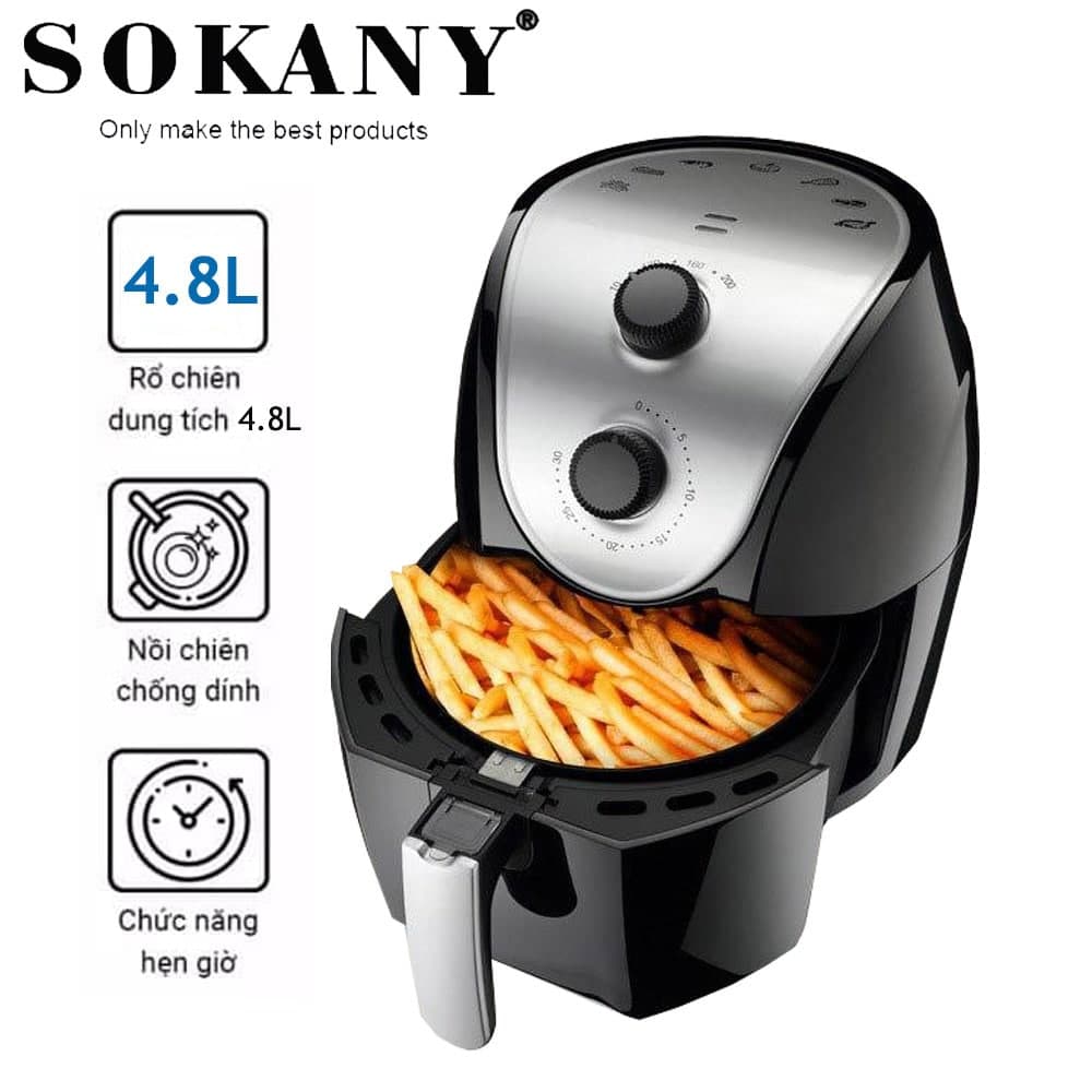Nồi chiên không dầu SOKANY HB-8009 4.8L