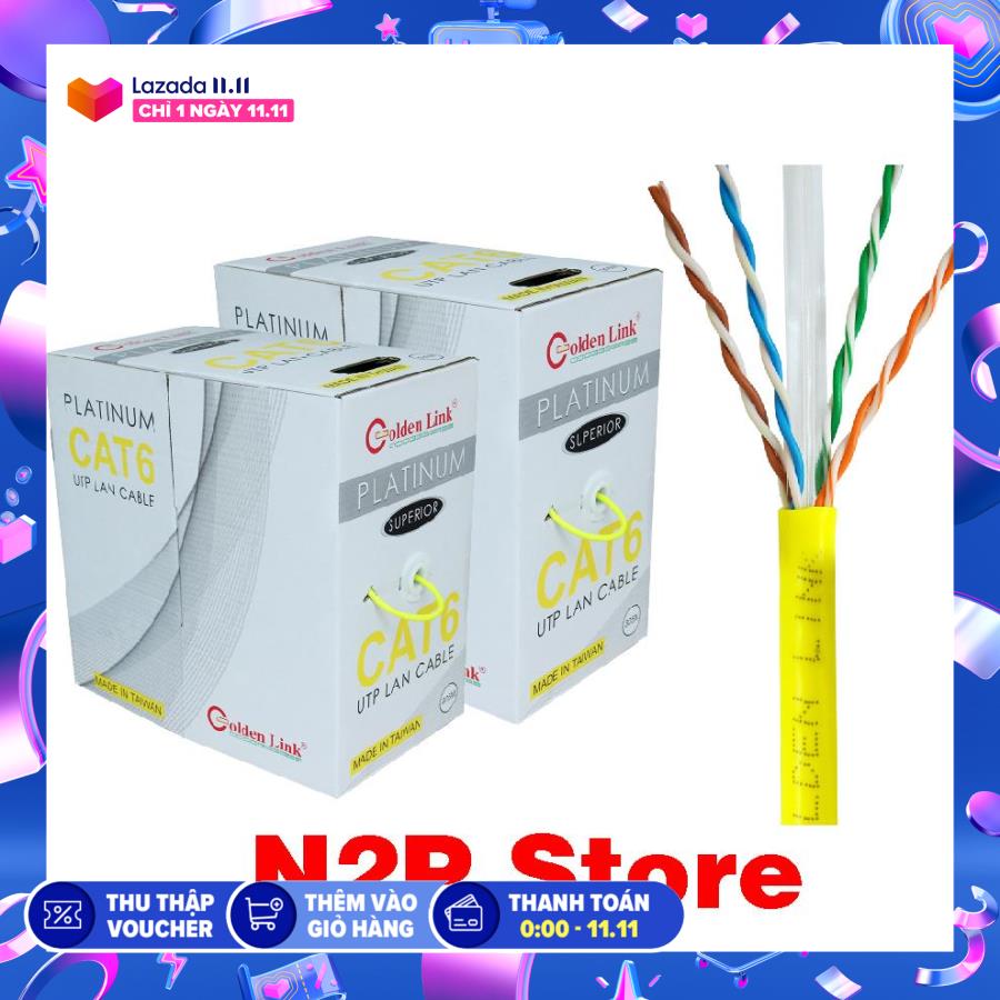 Cáp mạng Golden Link UTP Cat6e (Cat 6e)