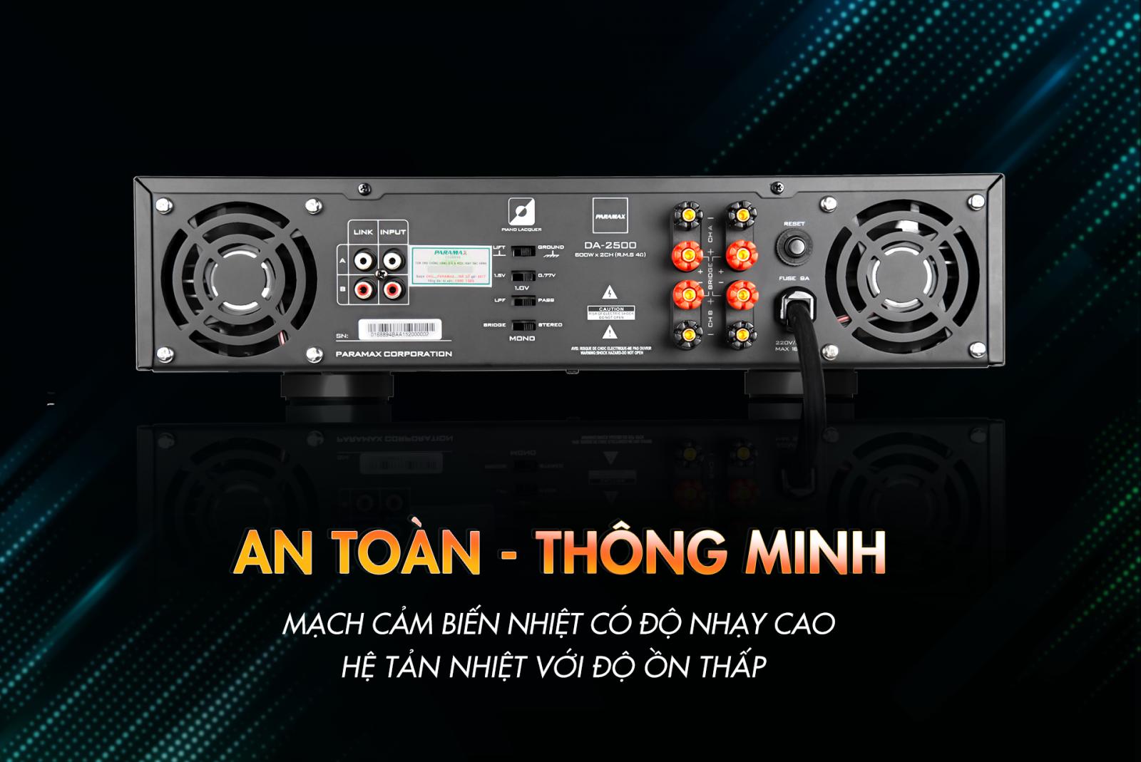Cục Đẩy Công Suất Karaoke Paramax DA-2500