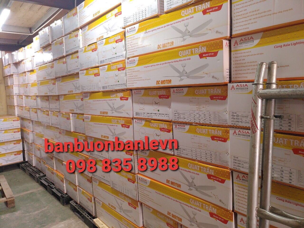 QUẠT TRẦN 5 CÁNH ASIA QT-G05-01