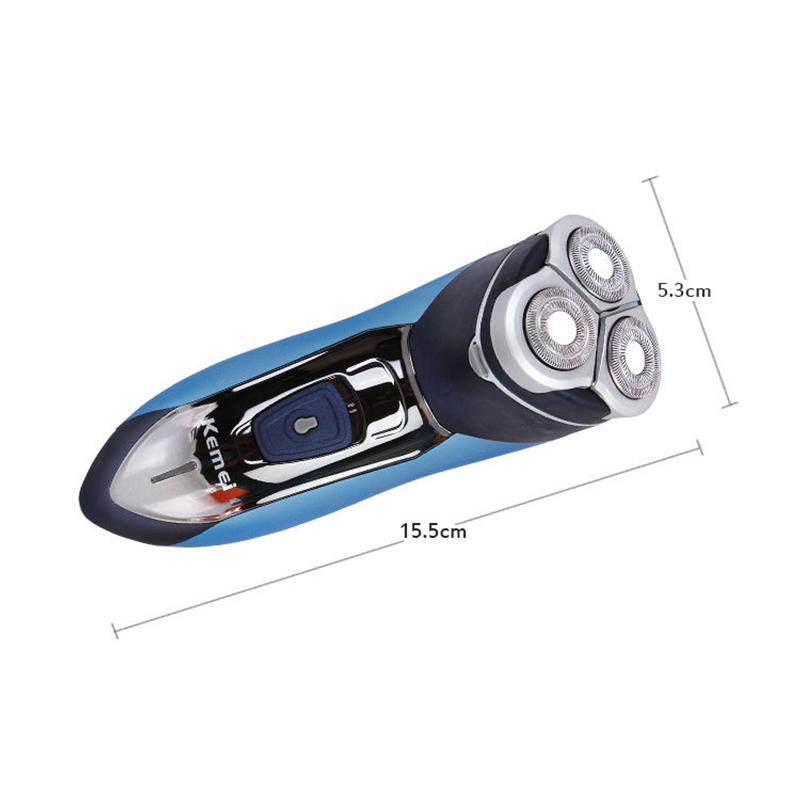 Máy Cạo Râu 3 Lưỡi Kemei KM-7390