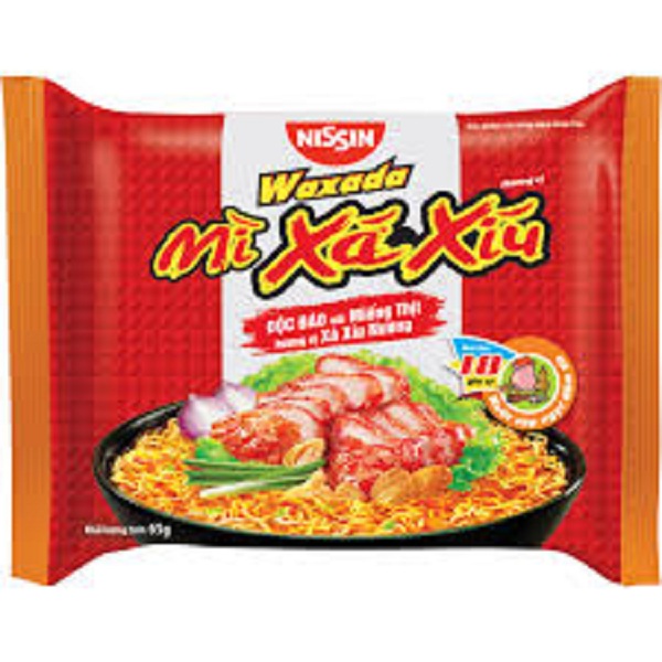Mì Waxada Xá Xíu 65g thùng 30 gói