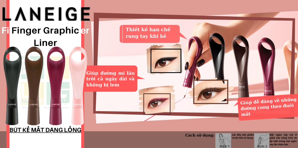 Bút Kẻ Mí Mắt Dạng Lỏng Laneige Finger Graphic Liner
