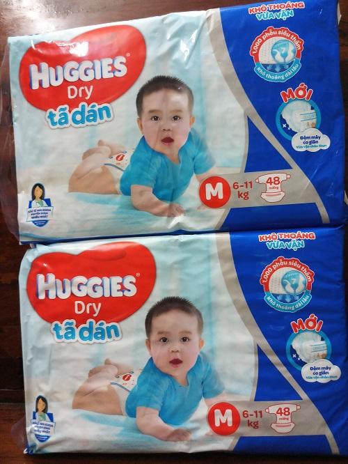 Combo 2 Gói Tã dán huggies M76 (5-10kg)