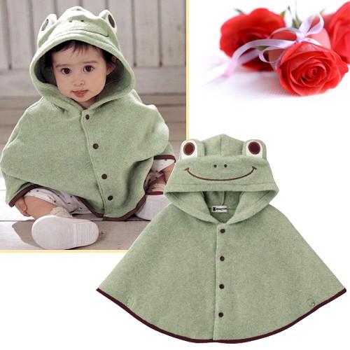 Áo choàng ếch xanh dành cho bé