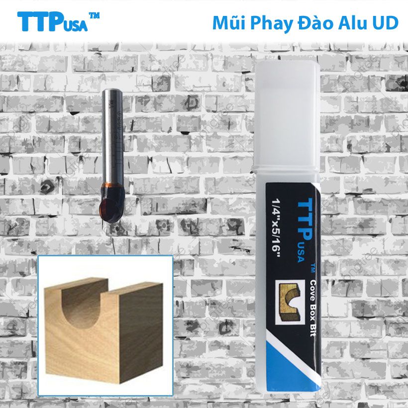 Mũi phay alu (6.35 x 9.5mm) TTP USA 223-001105-UD