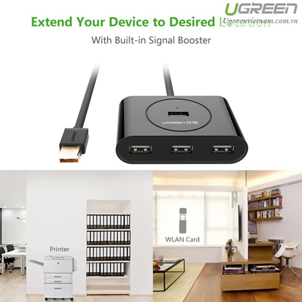 Bộ chia USB 2.0 Ugreen 20217
