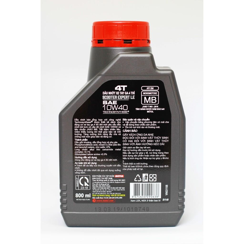 Dầu Nhớt Shell Advance Scooter 10W40 800ml