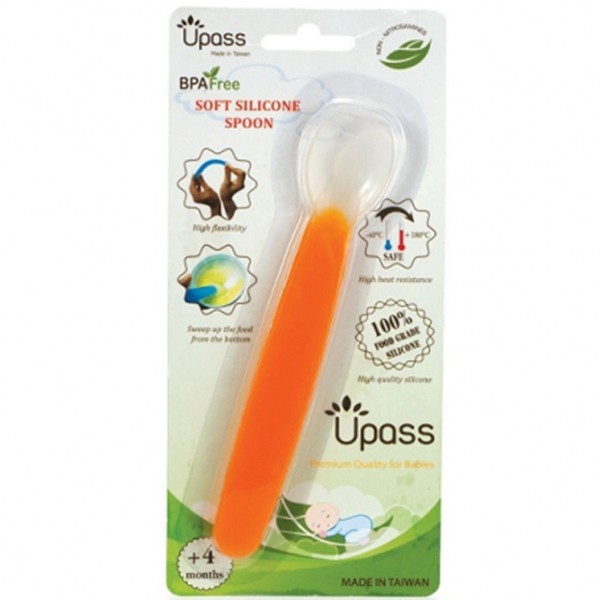 Thìa ăn dặm silicone siêu mềm UPASS UP3002CX