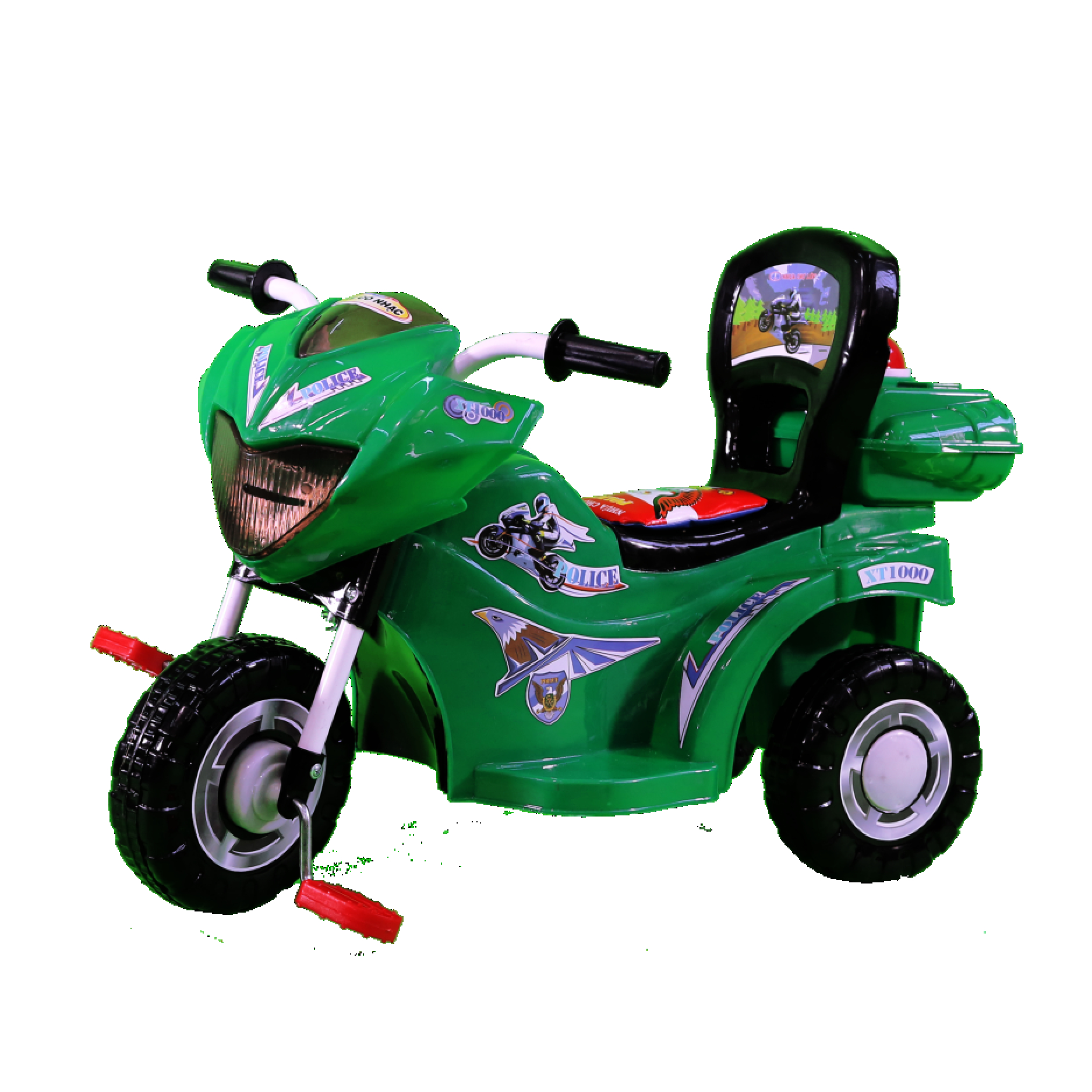 Xe 3 bánh trẻ em có nhạc Nhựa Chợ Lớn M1377B-X3B