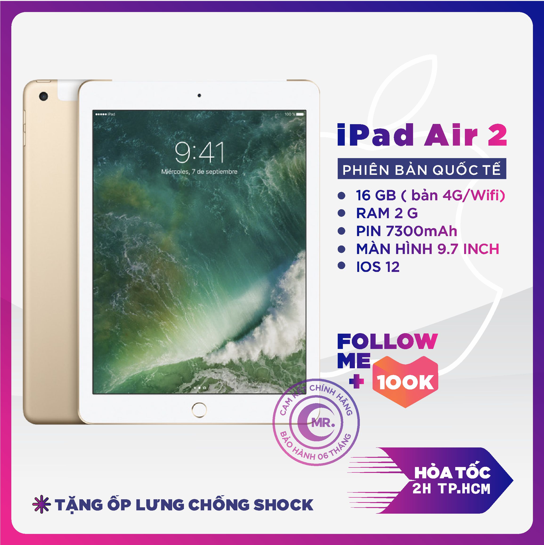 iPad Air 2 Wifi 16GB
